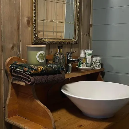 Primitive Basement Room, No Shower, Shared Toilet בית אירוח